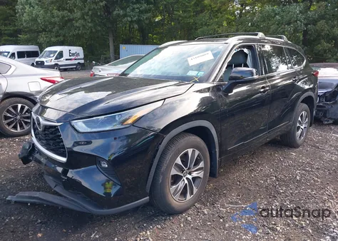 2021 Toyota Highlander Xle из США, поврежденный, VIN 5TDGZRBH6MS084372